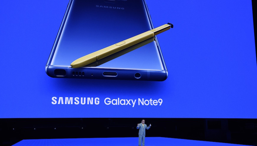 Samsung Note 9 unveiling event in Brooklyn.