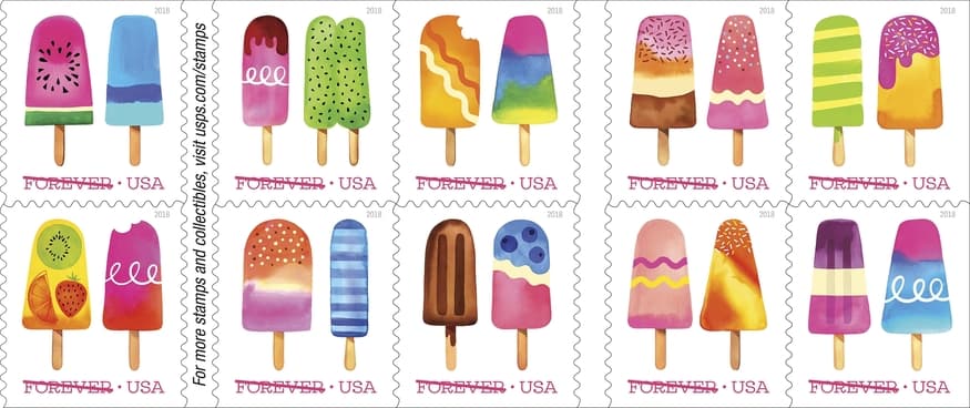 Scratch-and-sniff Forever stamps