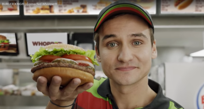 burger king ad, OK Google burger king, burger king google ad, google home