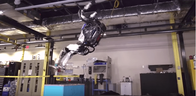 boston dynamics, robot, atlas robot, back flipping robot, technology
