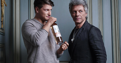 Jon Bon Jovi and his son Jesse Bongiovi