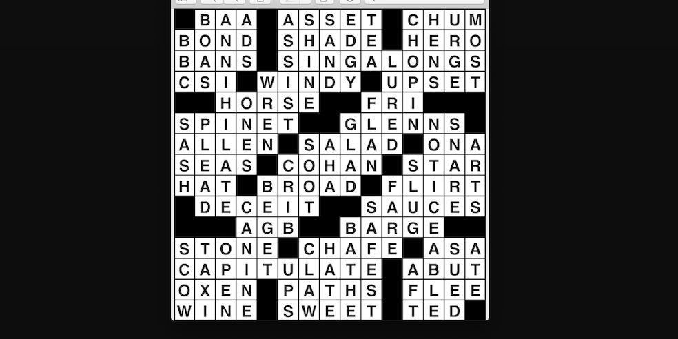 Crossword puzzle, Wander Words answers: May 20, 2019
