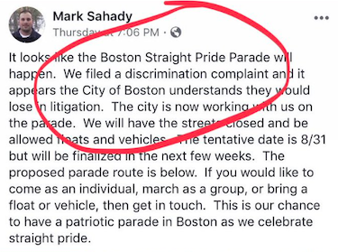 Boston Straight Pride Parade plan ignites shock and disgust