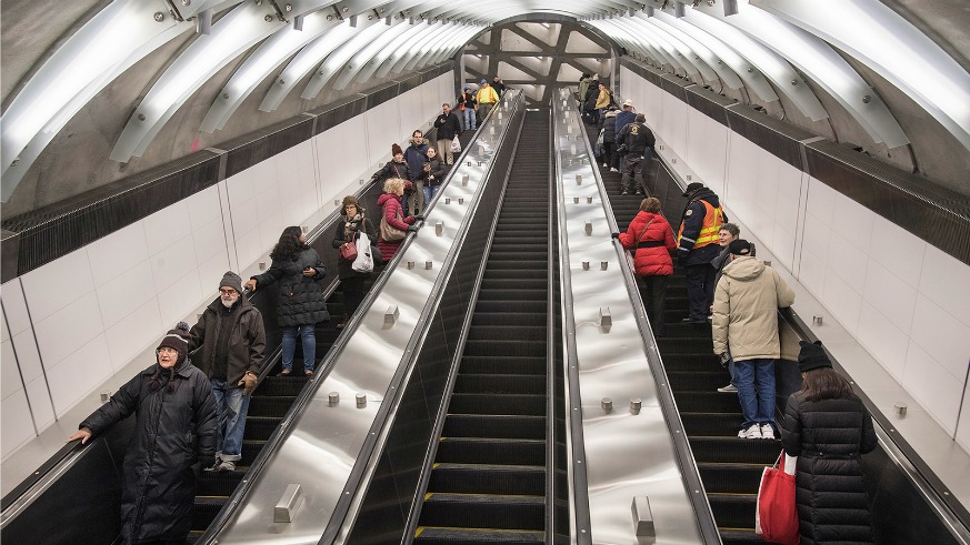 Several escalators in the 86th Street station on the Second Avenue subway line are out of service.