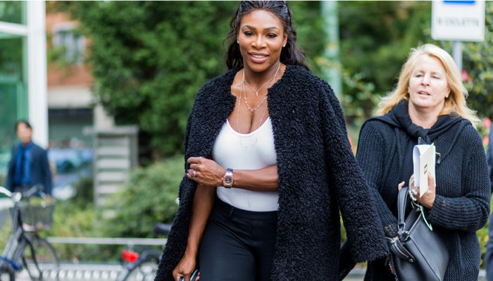Serena Williams Fashion Week Sightings Milan Black