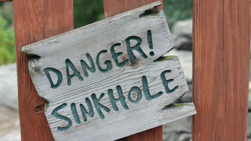 What is a sinkhole?