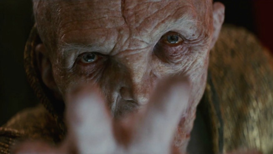 Snoke in The Last Jedi trailer