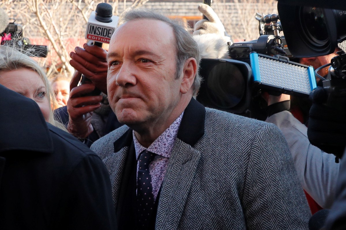 Kevin Spacey does not enter plea on sex assault charge in Nantucket