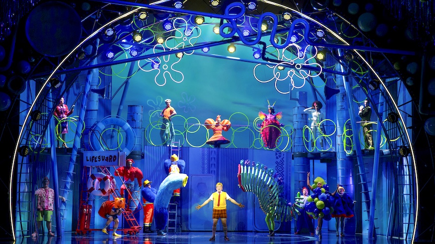 The SpongeBob Musical brings the ocean to Broadway beginning November. Credit: Joan Marcus