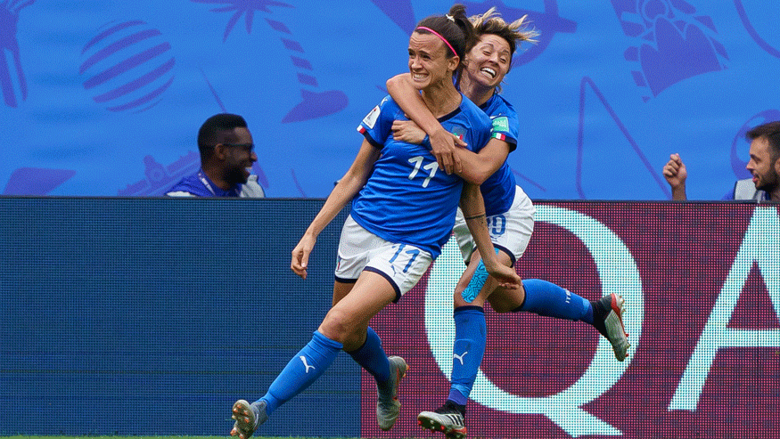 Barbara Bonansea lifted Italy to a shock win over Australia on Sunday. (Photo: Getty Images)