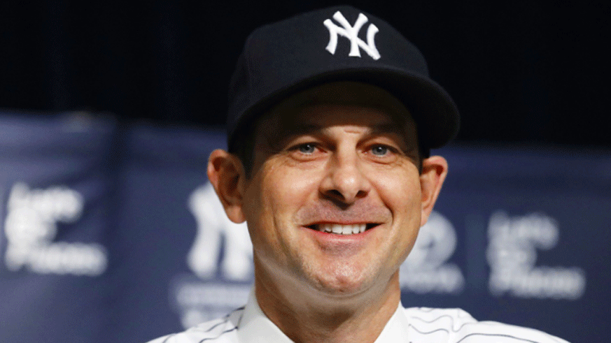 Aaron Boone introduced as Yankees manager