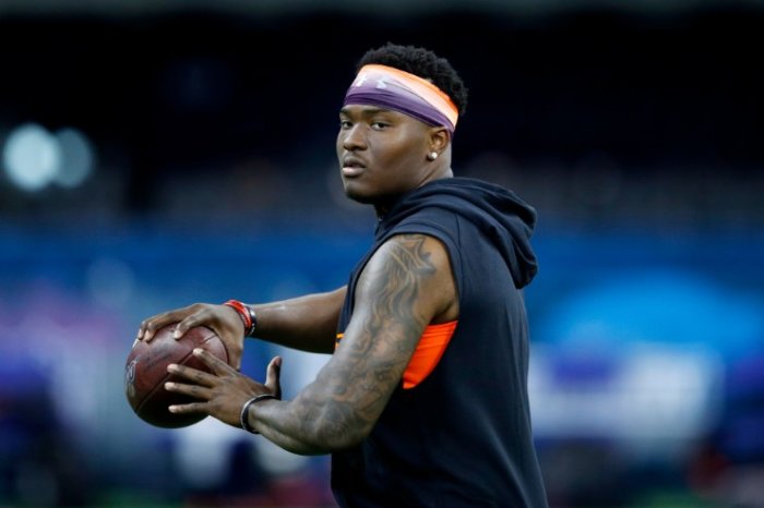 Many believe the Giants will take Dwayne Haskins in the 2019 NFL Draft. (Photo: Getty Images)
