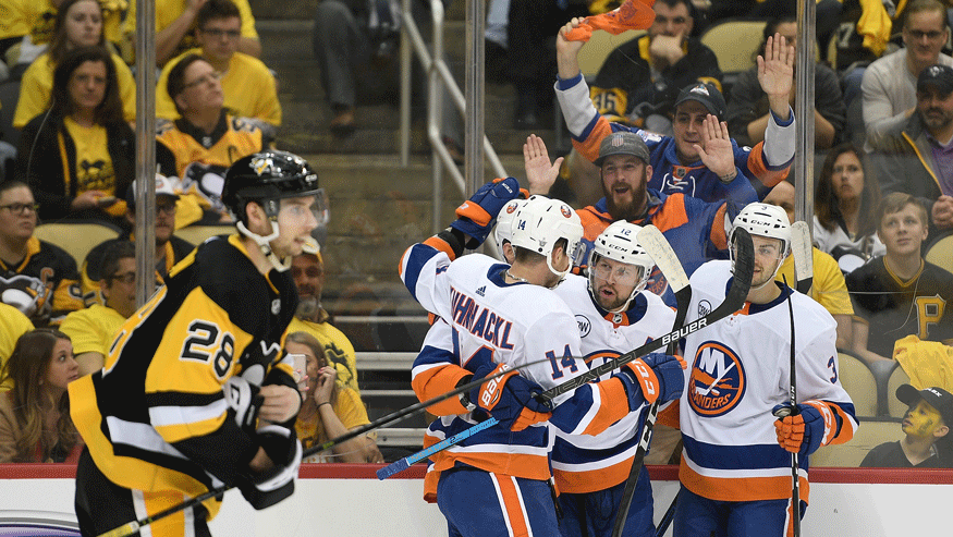 The Islanders continue to prove people wrong this season after disposing of the Penguins in the playoffs. (Photo: Getty Images)