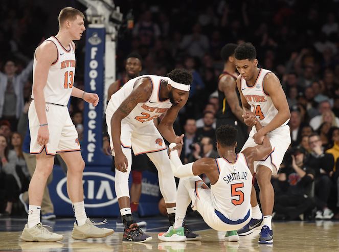 The Knicks lost out on the No. 1 pick of the NBA Draft on Tuesday night. (Photo: Getty Images)