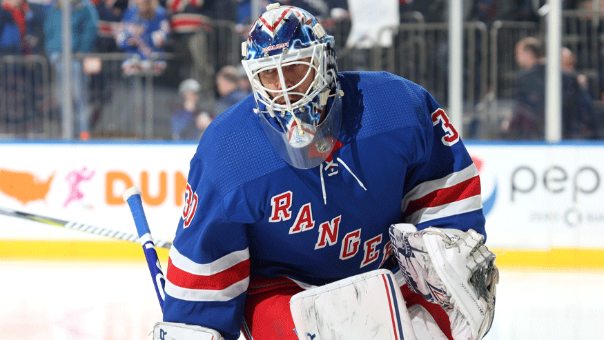 Rangers goalie Henrik Lundqvist. (Photo: Getty Images)