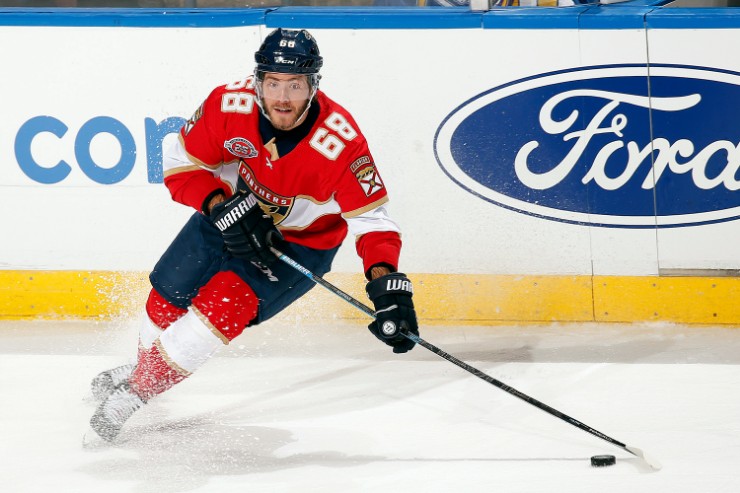 Mike Hoffman has been linked to the Islanders. (Photo: Getty Images)