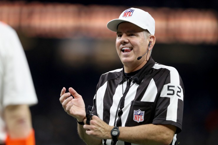 NFL referee Bill Vinovich and his crew blew a pass interference call that would have given the Saints the NFC title. (Photo: Getty Images)