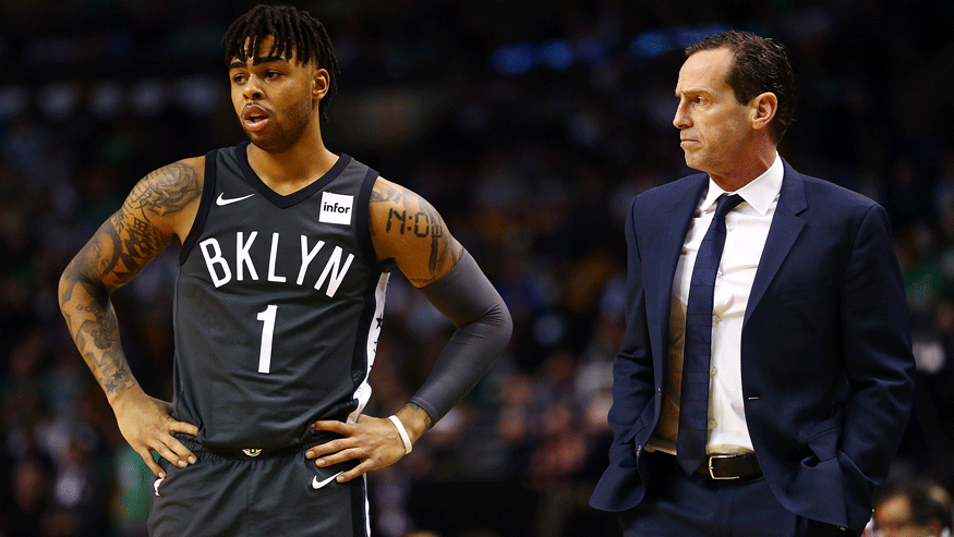 D'Angelo Russell and Kenny Atkinson are putting the Nets back on the NBA map. (Photo: Getty Images)