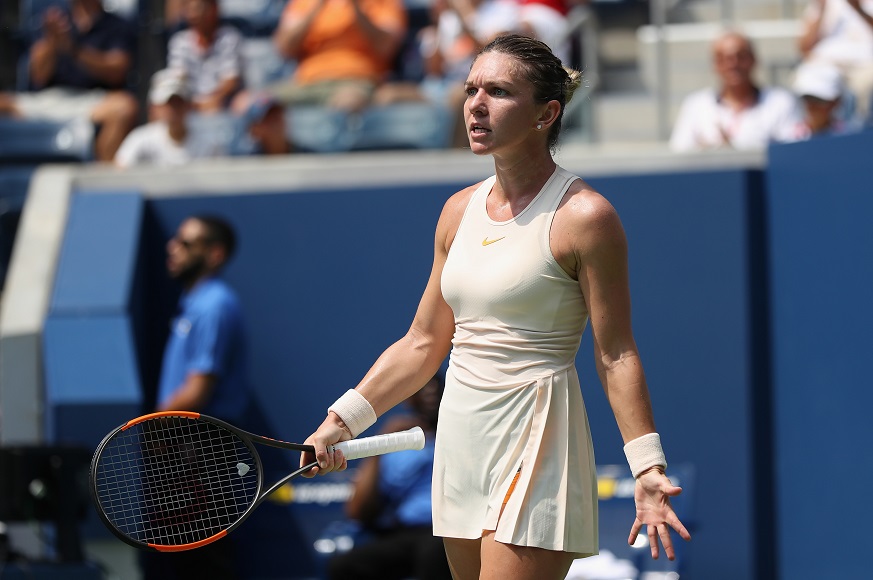 US Open top seed Simona Halep loses in first round