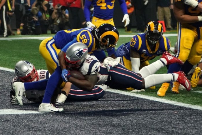 Sony Michel scored the lone touchdown of Super Bowl LIII.