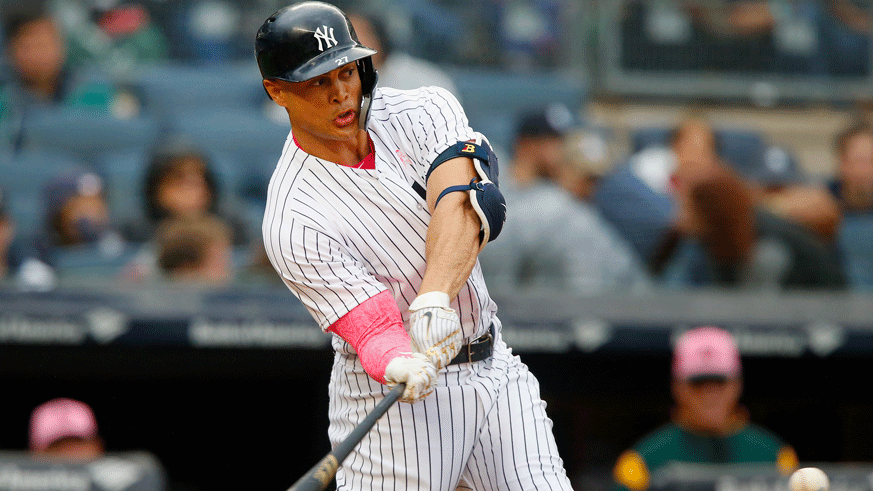 Yankees slugger Giancarlo Stanton. (Photo: Getty Images)