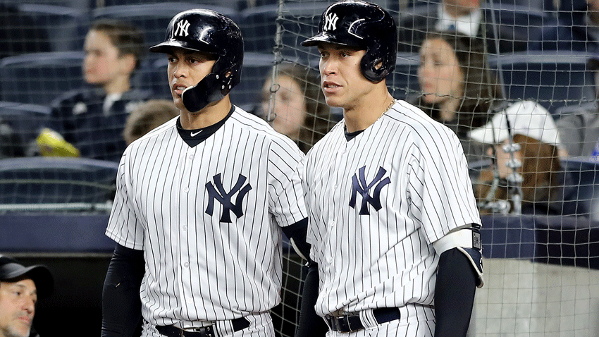 Yankees with 4, 10 home-run hitters through 40 games