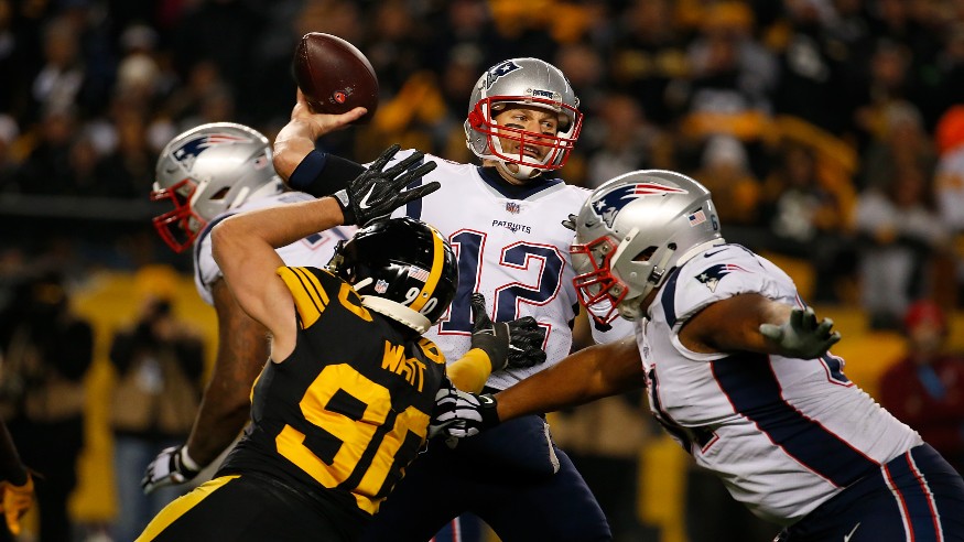 Tom Brady New England Patriots Pittsburgh Steelers NFL