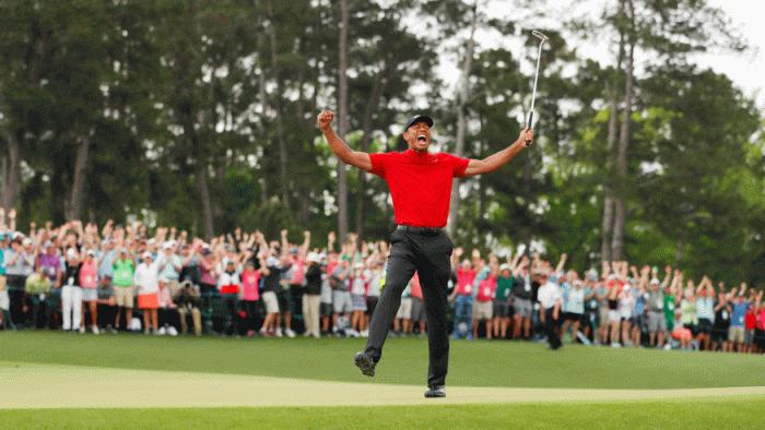 Tiger Woods captured his fifth Masters title on Sunday afternoon. (Photo: Getty Images)