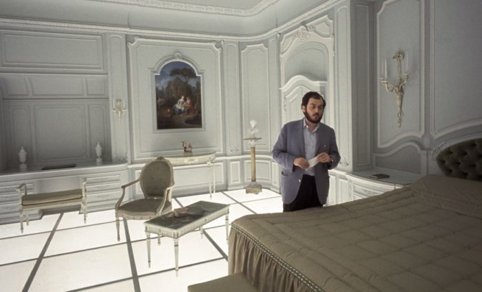 Stanley Kubrick on the set of 2001