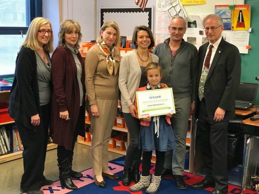 Staten Island second grader wins a national science contest put on by Scholastic and Pfizer.