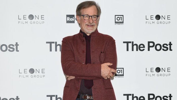 Steven Spielberg at The Post premiere