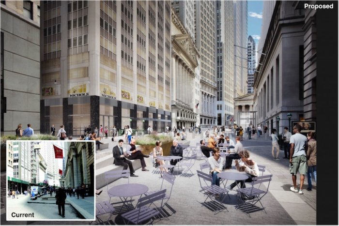 Downtown Alliance and its partners unveiled their vision for a reimagined, pedestrian-friendly NYSE District.
