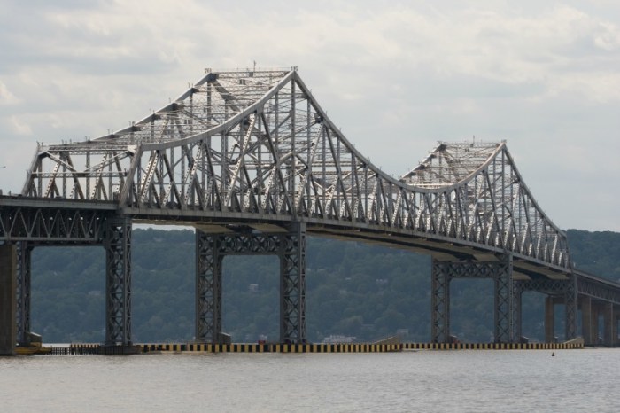 Parts of the original Tappan Zee Bridge that stood over the Hudson from 1955 to 2017 will be dispersed between six artificial reefs off the coast of Long Island.