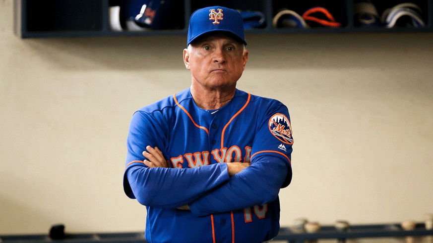 New York Mets manager Terry Collins during a 2017 regular season game against the Milwaukee Brewers. (Photo: Getty Images)