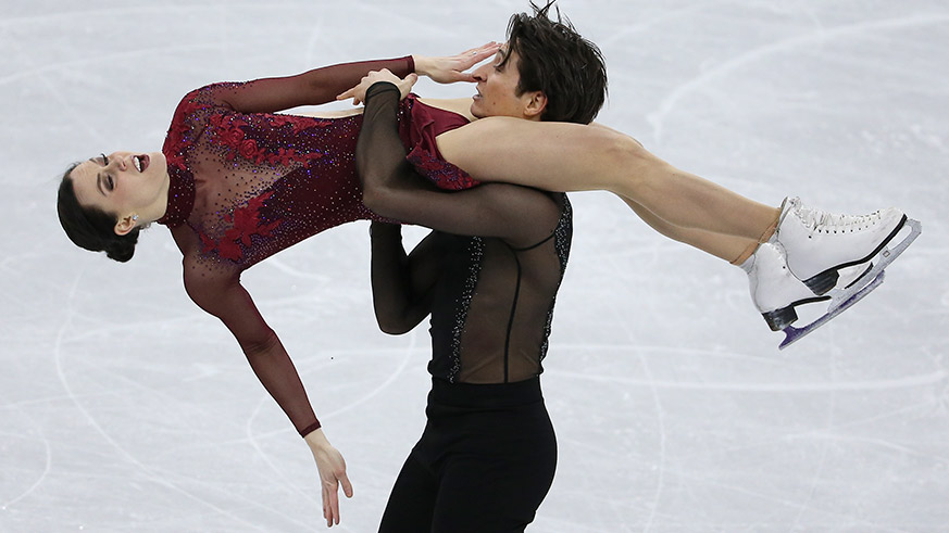 This ice skating routine was too hot for the Olympics, but you can watch it