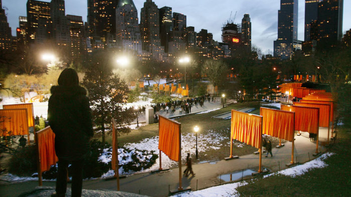 The Gates by Christo and Jeanne-Claude, 2005. Credit: Getty Images