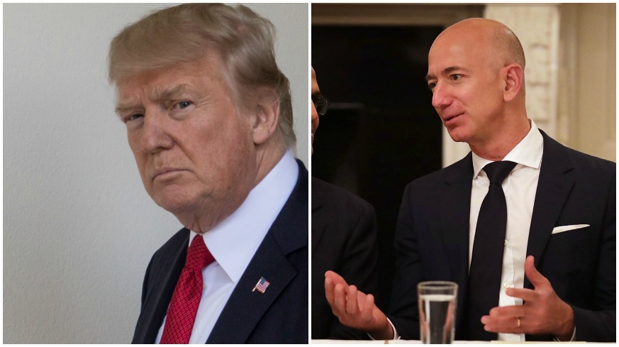 Trump Amazon Jeff Bezos
