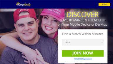 Face of Trump dating site is a convicted child sex criminal