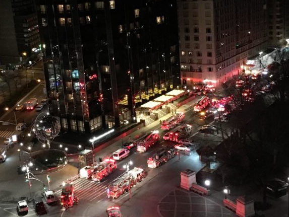 Fire at New York’s Trump International Hotel deemed not suspicious