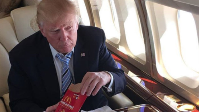 New book talks about Trump loves fast food.