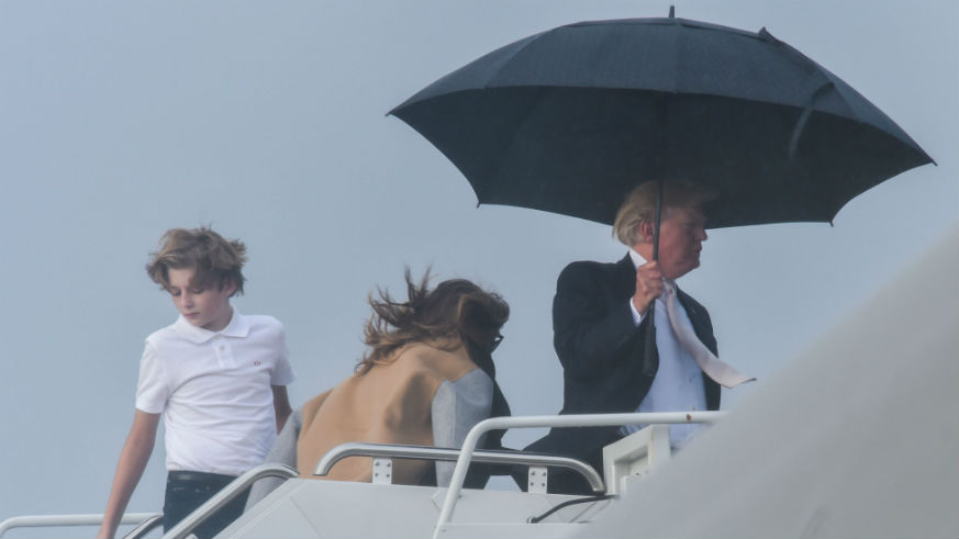 Trump umbrella