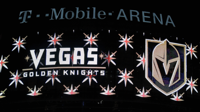 Vegas Golden Knights reveal their new logo as an NHL franchise. (Photo: Getty Images)