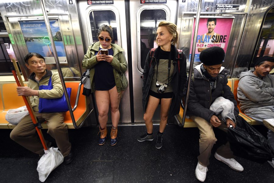 Get half-naked for No Pants Subway Ride 2017 this weekend