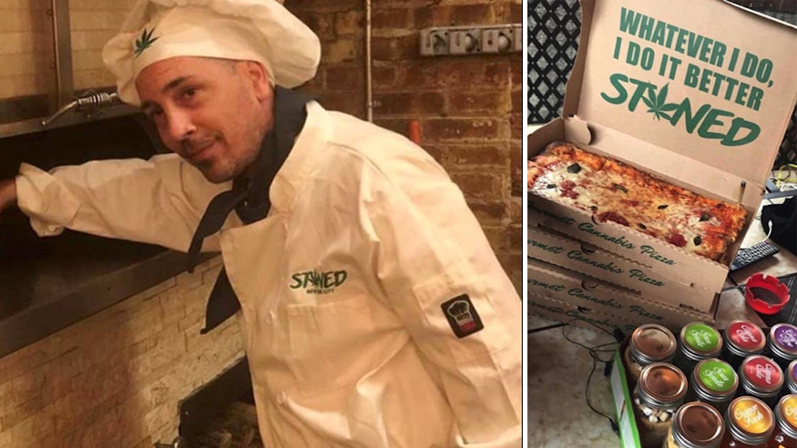 This Brooklyn chef has a brand-new way to deliver cannabis: On a pizza
