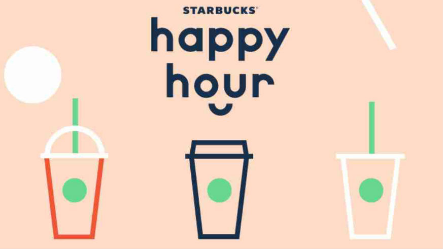 when is happy hour for starbucks