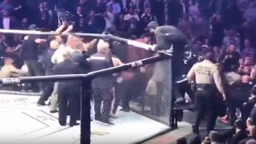 Why did Conor McGregor brawl after Khabib fight video