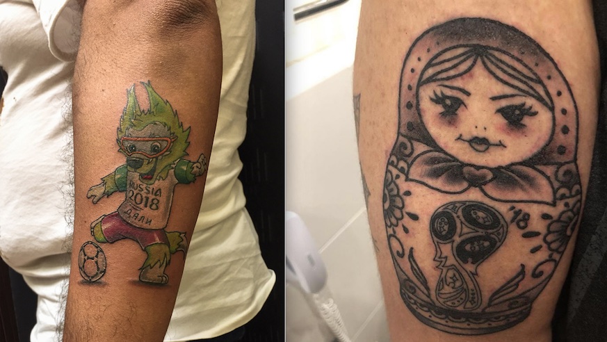 2018 World Cup tattoos
