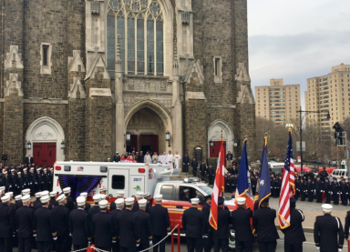LIVE STREAM: Funeral for FDNY EMT run over after ambulance hijacked held in