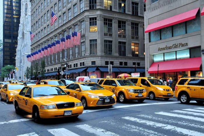 yellow taxis