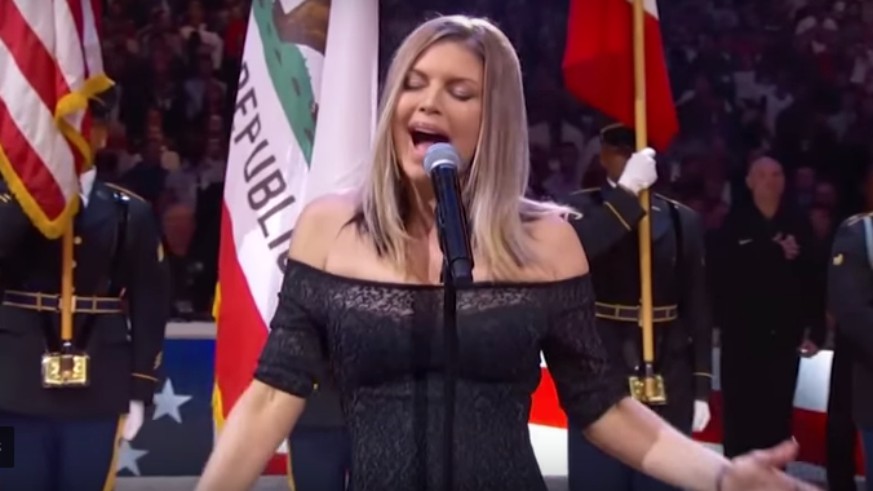 YouTube, video, Fergie, National Anthem, RAW, unedited